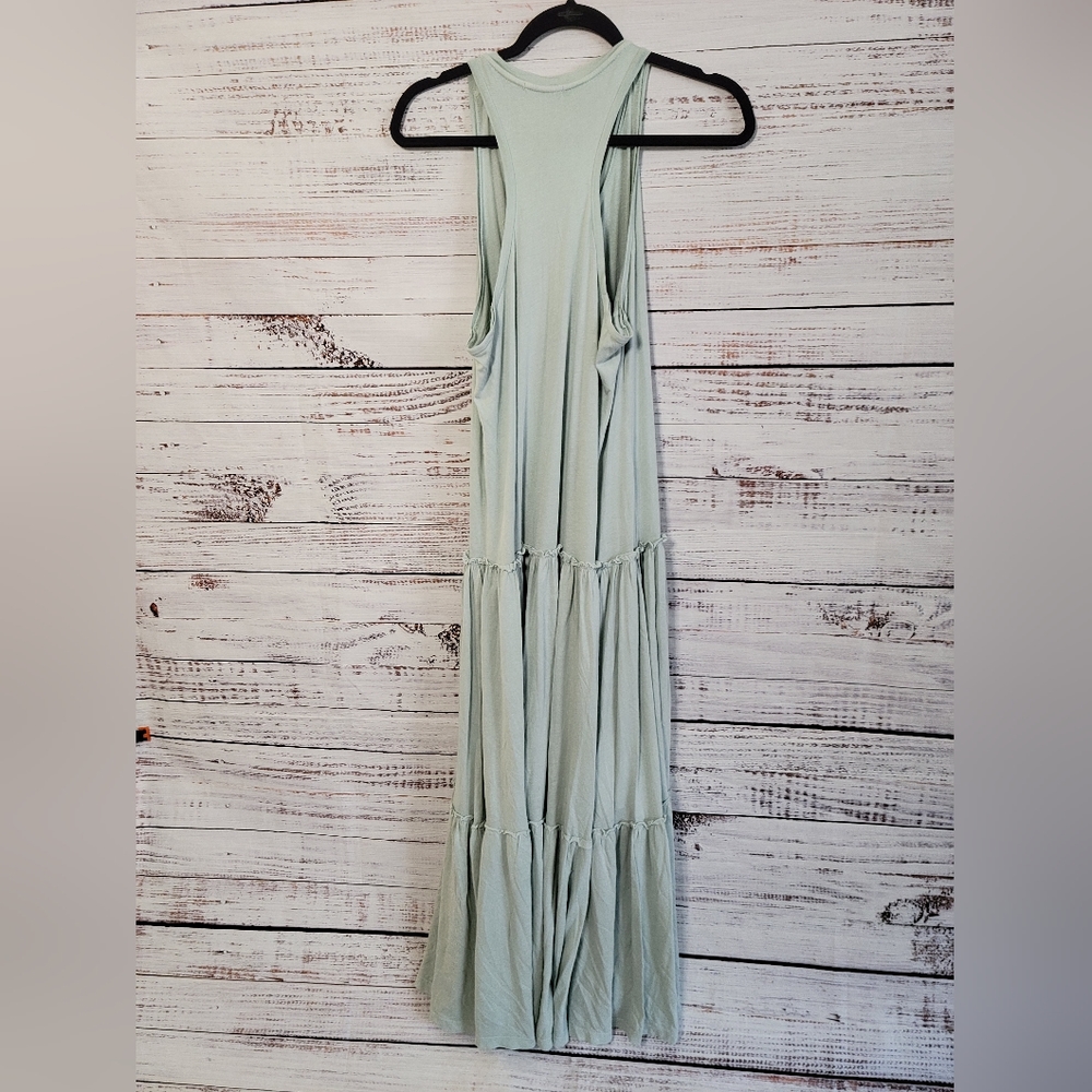 Sundry Mint Green Tiered Maxi Dress - Picture 4 of 6